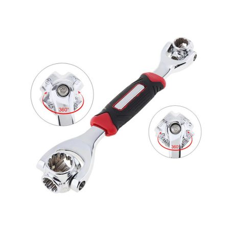 Univerzální multifunkční klíč 48 v 1, otočný o 360 stupňů