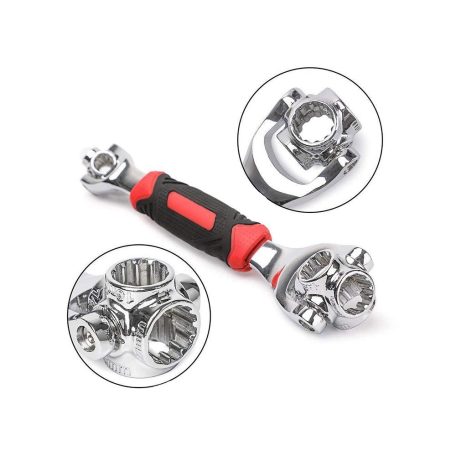 Univerzální multifunkční klíč 48 v 1, otočný o 360 stupňů