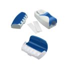 Dávkovač zubní pasty s držákem zubních kartáčků