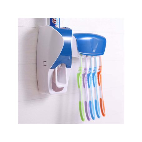 Dávkovač zubní pasty s držákem zubních kartáčků