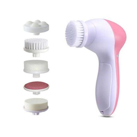 Elektrický masážní přístroj 5 v 1, kartáček na čištění pleti