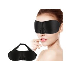 3D maska na spaní v černé barvě pro klidný spánek