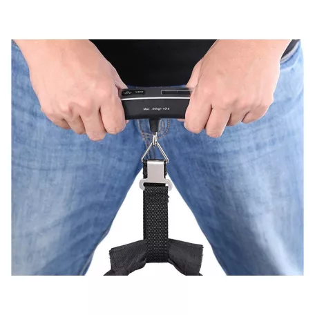 Elektronická váha na zavazadla s LCD displejem - 50 kg