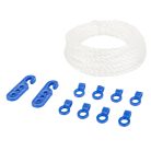 Šňůra na prádlo s 8 háčky