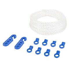 Šňůra na prádlo s 8 háčky