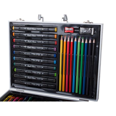 Výtvarná sada na malování 64 ks v praktickém kufříku