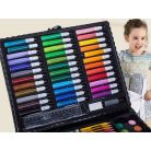 Sada na kreslení a malování pro děti v praktickém držáku - 150-dílná, růžová