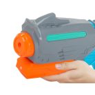 Velká vodní pistole v modro-šedo-oranžové barvě - 38 cm x 16 cm x 6 cm