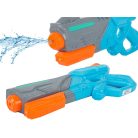 Velká vodní pistole v modro-šedo-oranžové barvě - 38 cm x 16 cm x 6 cm