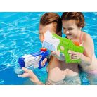 Velká vodní pistole v modro-zeleno-bílé barvě - 39 cm x 15 cm