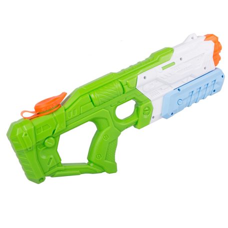 Velká vodní pistole v modro-zeleno-bílé barvě - 39 cm x 15 cm