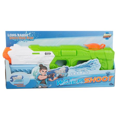 Velká vodní pistole v modro-zeleno-bílé barvě - 39 cm x 15 cm