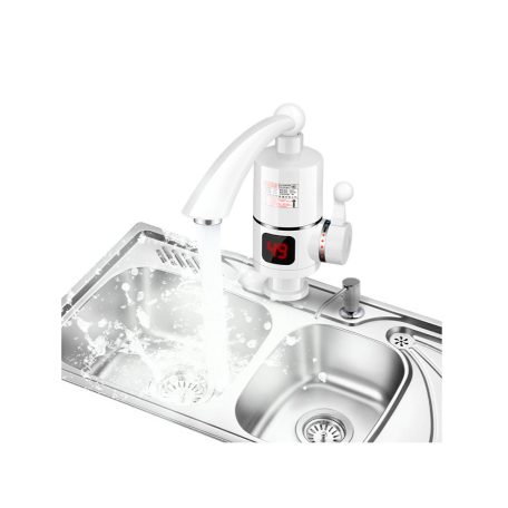 Elektrický průtokový ohřívač vody s LCD displejem - 3000W