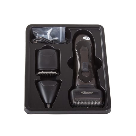 Akumulátorový elektrický zastřihovač vlasů a vousů 3v1