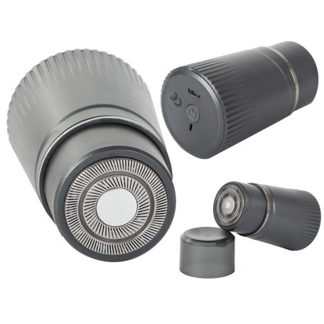 Mini zastřihovač vousů bezdrátový šedý