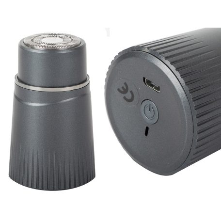 Mini zastřihovač vousů bezdrátový šedý