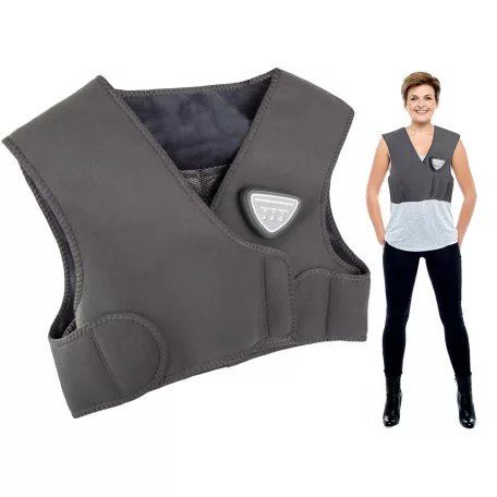 Bezdrátová, vyhřívaná vesta s masážní funkcí