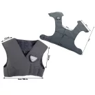 Bezdrátová, vyhřívaná vesta s masážní funkcí