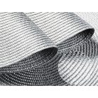 Prostírání na stůl kulaté ve stříbrné barvě - 38 cm