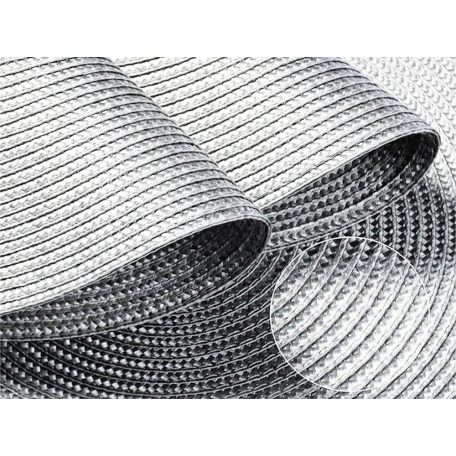 Prostírání na stůl kulaté ve stříbrné barvě - 38 cm