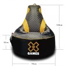 Gamer Red XXL fotel + Dárek puff