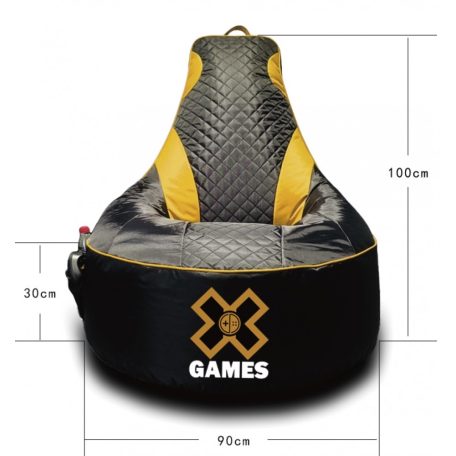 Gamer Red XXL fotel + Dárek puff