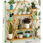 Šestipatrový stojan na květiny Hvězda