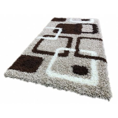 Shaggy Stella béžový koberec 160x220 cm rozměry