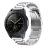 20 mm-vý premiový kovový řemínek na smart hodinky ve stříbrné barvě (Italy Design)