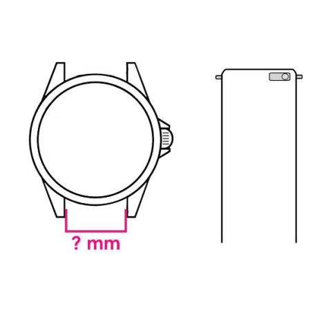 22 mm-vý premiový kovový řemínek na smart hodinky ve stříbrné barvě (Italy Design)