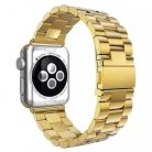 Steel Fit Gold velký řemínek z nerezavějící oceli na hodinky Apple Watch 38/40/41