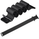 Milán stříbrný kovový řemínek na hodinky Apple Watch 38/40/41 (magnetický)