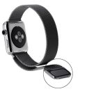 Milán stříbrný kovový řemínek na hodinky Apple Watch 38/40/41 (magnetický)
