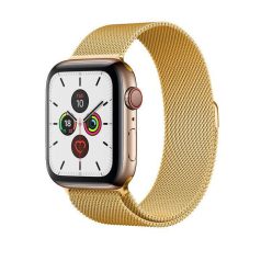   Milán Gold kovový řemínek na hodinky Apple Watch 38/40/41 (magnetický)
