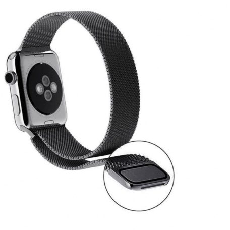 Milán Gold kovový řemínek na hodinky Apple Watch 38/40/41 (magnetický)