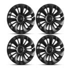 Tesla Model Y Turbin puklice na kola 19" (4ks) - matná černá