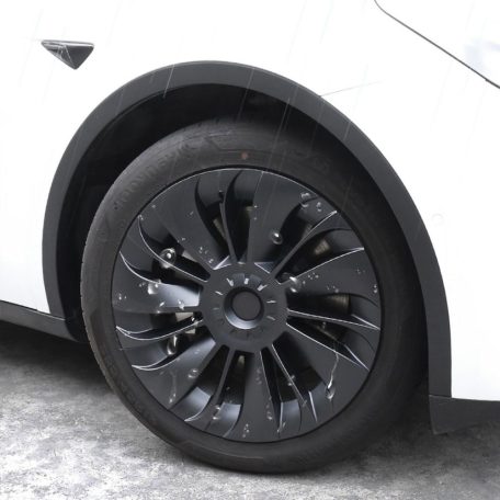 Tesla Model Y Turbin puklice na kola 19" (4ks) - matná černá