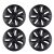 Tesla Model Y Air puklice na kola 19" (4ks) - matná černá