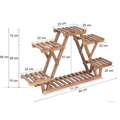 Čtyřpatrový stojan na květiny