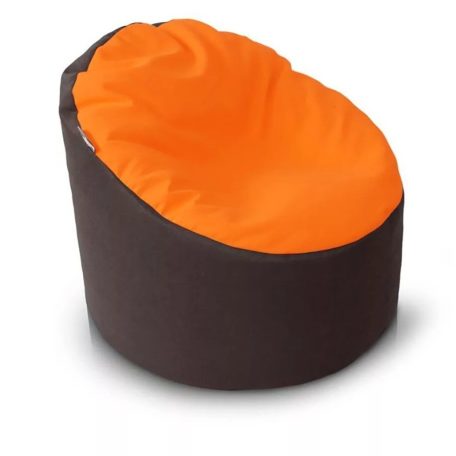 Dětský sedací vak (Oranžovo-Hnědý)