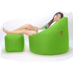 Grande XXXL sedací vak + Dárek puff (lime green)