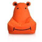 Dětský sedací vak HIPPO hrošík (oranžový)