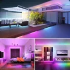 10 metrový RGB LED pás s dálkovým ovládáním a adaptérem