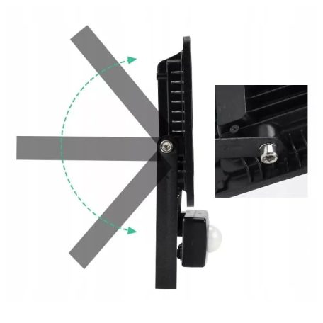 50W vodotěsný LED reflektor IP66, 4500 lumenů se snímačem pohybu i pro venkovní použití