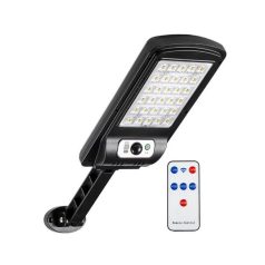   Solární LED svítilna s pohybovým senzorem, nástěnným držákem a dálkovým ovládáním IP67