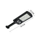 Solární LED svítilna s pohybovým senzorem, nástěnným držákem a dálkovým ovládáním IP67