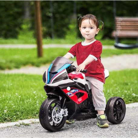 Dětská elektrická motorka - černo-červená - 380W