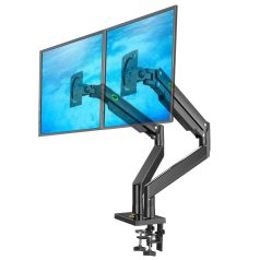   Nastavitelný dvojitý otočný stojan na stolní monitor (22"-32") pro úhlopříčky obrazovky od 56 cm do 81 cm