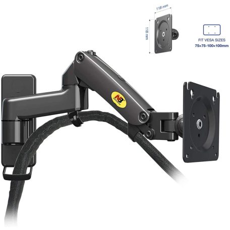 Nastavitelný otočný stojan na stolní monitor (17"-35") pro úhlopříčku obrazu od 43 cm do 89 cm