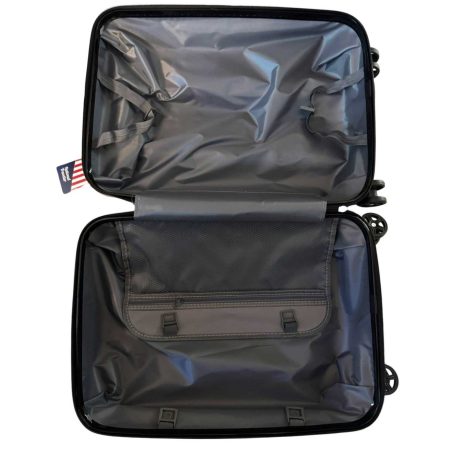 Kufr National Traveller s pevnými stěnami a kolečky - 55 x 22 x 35 cm - pro všechny letecké společnosti - šedý